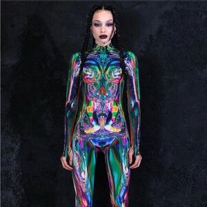 WOMEN MULTICHROME SKIN COSTUME